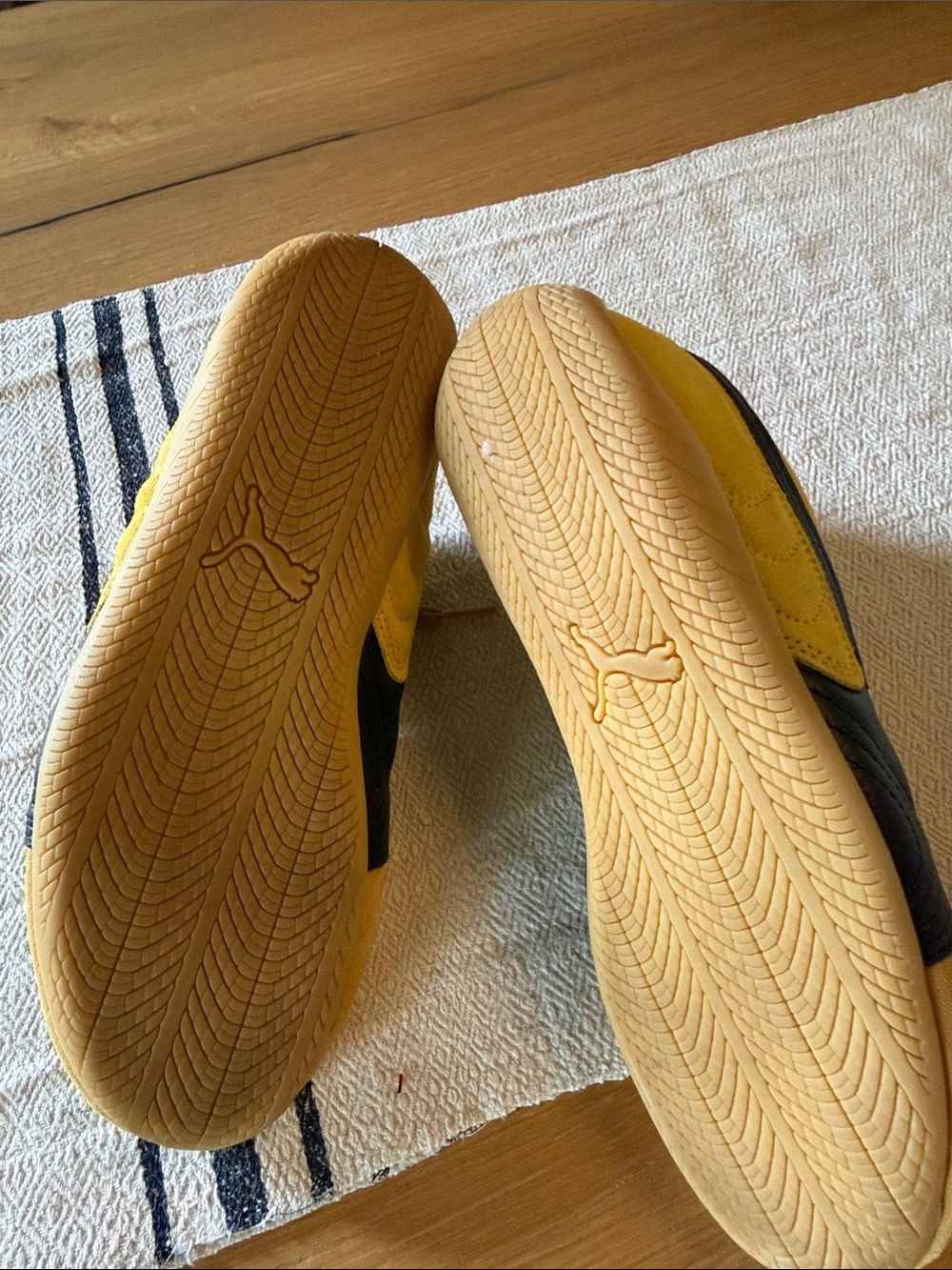 Puma Yellow Suede Speedcat Low-Top Sneakers - Picture 3 of 3